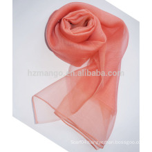 Fashion double-layer silk wool scarf